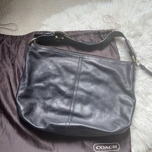 coach leather shoulder bag